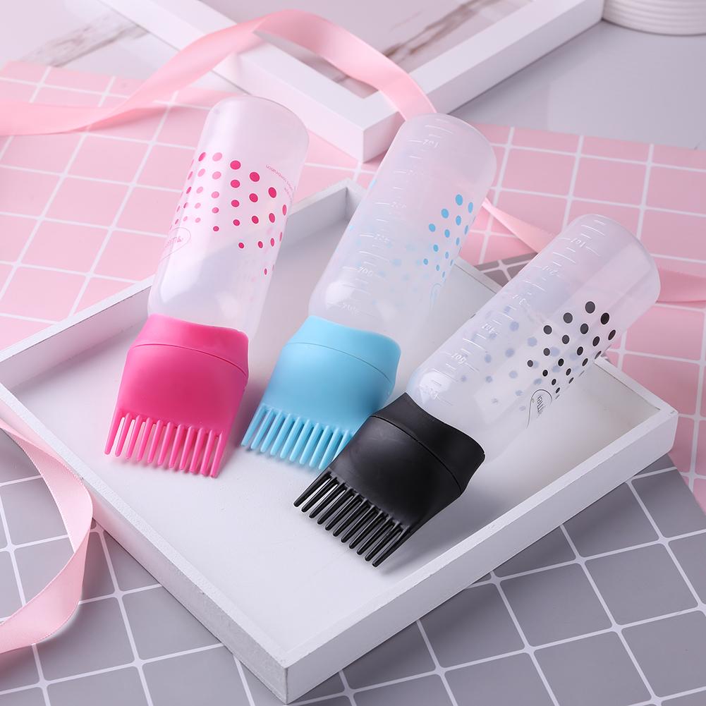 Hair Dye Applicator Comb Squeeze Bottle