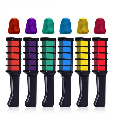 Hair Dye Chalks Temporary Color Kit (6 pcs) Hair Dye Chalks Temporary Color Kit (6 pcs)