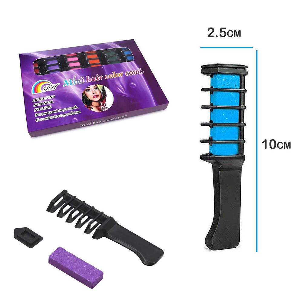 Hair Dye Chalks Temporary Color Kit (6 pcs) Hair Dye Chalks Temporary Color Kit (6 pcs)