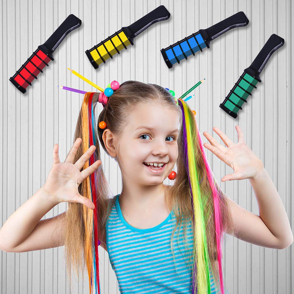 Hair Dye Chalks Temporary Color Kit (6 pcs) Hair Dye Chalks Temporary Color Kit (6 pcs)