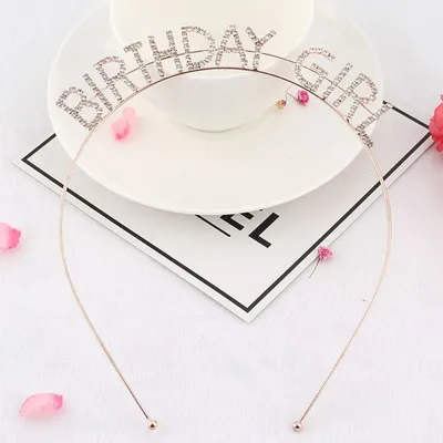 Hair Hoops Birthday Girl Headband Hair Hoops Birthday Girl Headband