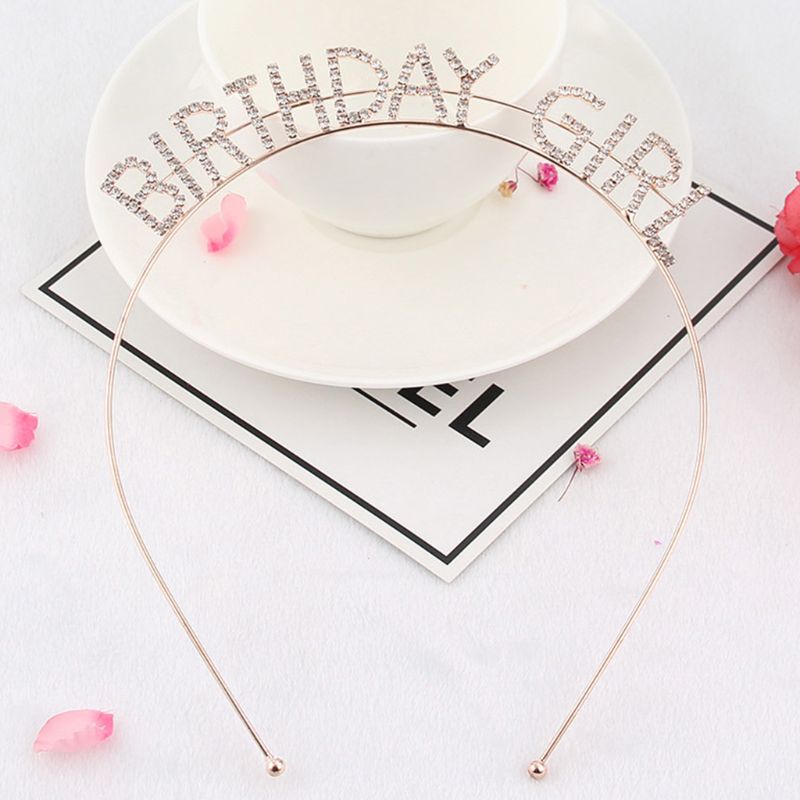 Hair Hoops Birthday Girl Headband Hair Hoops Birthday Girl Headband