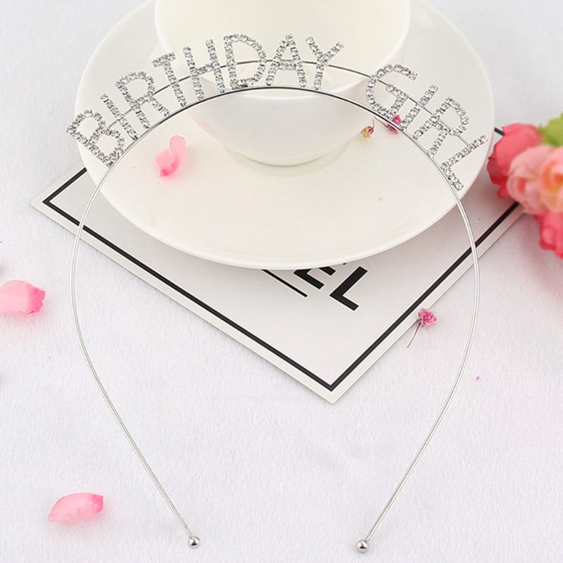 Hair Hoops Birthday Girl Headband Hair Hoops Birthday Girl Headband