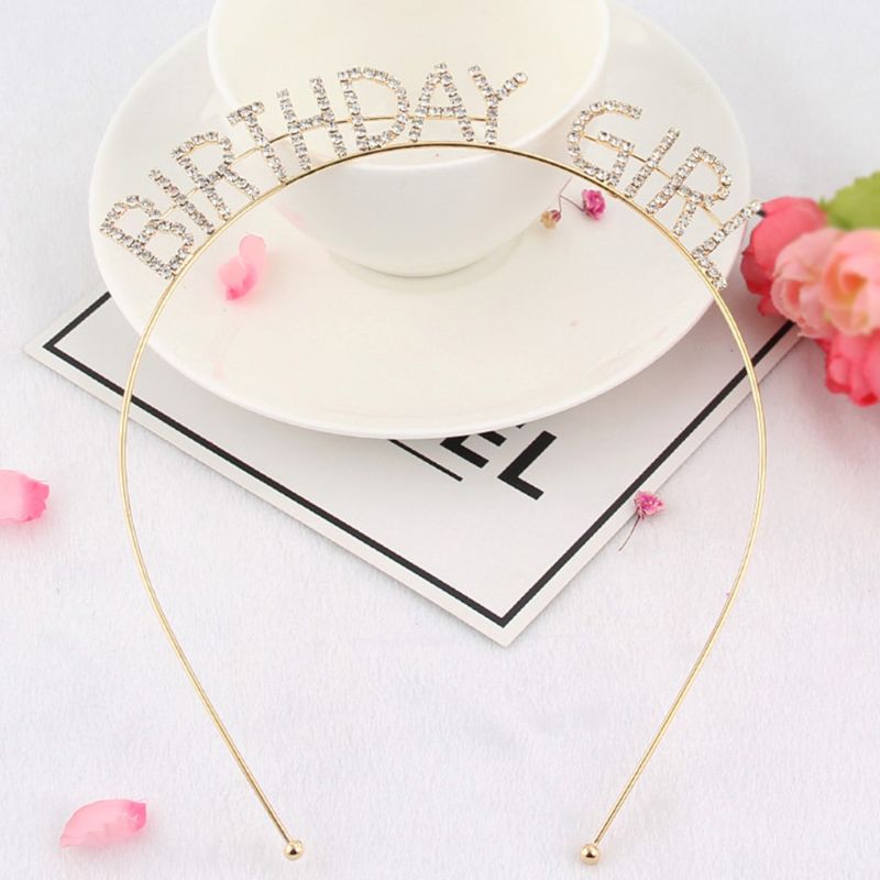 Hair Hoops Birthday Girl Headband Hair Hoops Birthday Girl Headband