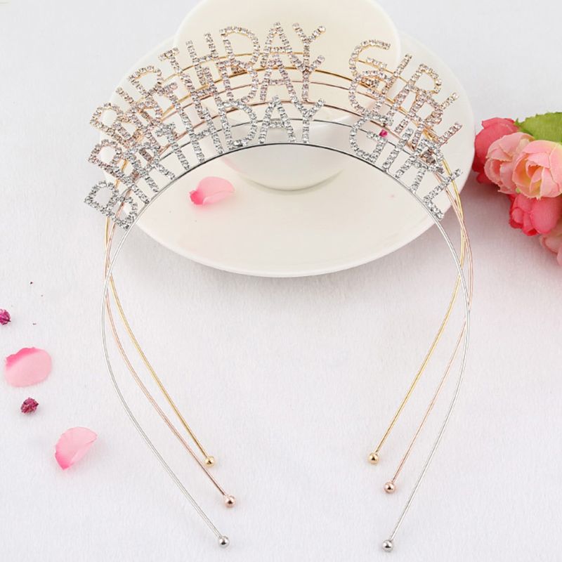 Hair Hoops Birthday Girl Headband Hair Hoops Birthday Girl Headband