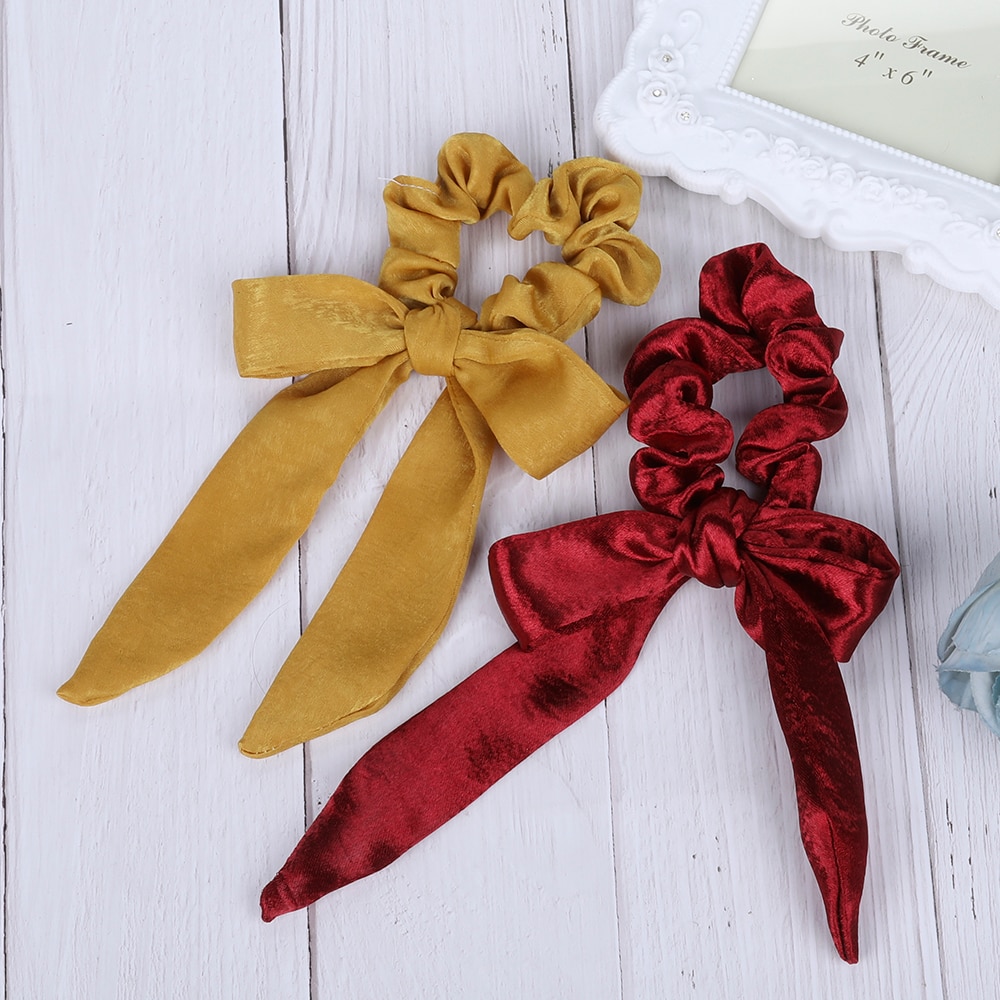Hair Scrunchies Ribbon Hair Streamer Hair Scrunchies Ribbon Hair Streamer