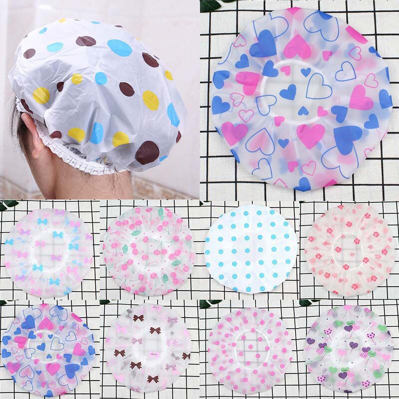 Hair Shower Cap Waterproof Bath Hat Hair Shower Cap Waterproof Bath Hat