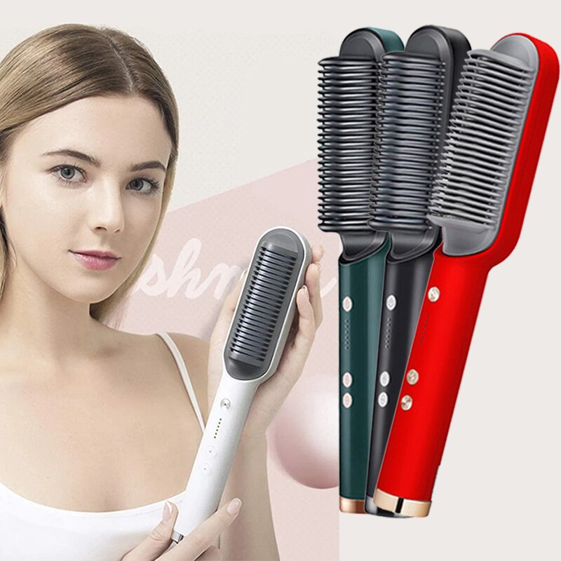 Hair Straightener Professional Quick Heated Electric Hot Comb Hair Straightener Personal Care Multifunctional Hairstyle Hair Straightener Professional Quick Heated Electric Hot Comb Hair Straightener Personal Care Multifunctional Hairstyle