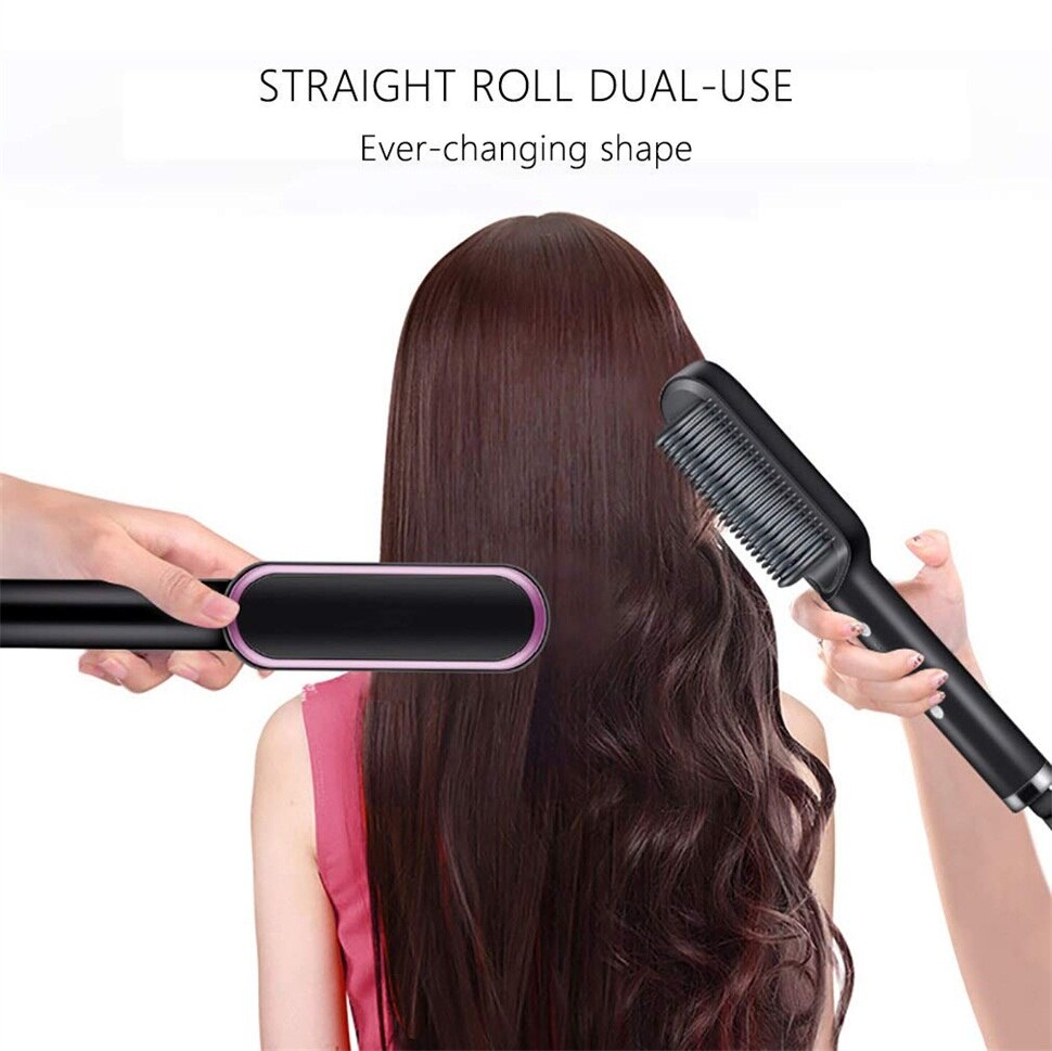 Hair Straightener Professional Quick Heated Electric Hot Comb Hair Straightener Personal Care Multifunctional Hairstyle Hair Straightener Professional Quick Heated Electric Hot Comb Hair Straightener Personal Care Multifunctional Hairstyle