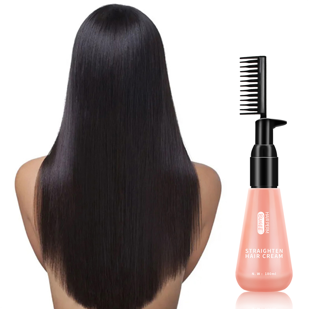Hair Straightening Cream And Comb Set Nourishing No Hurting Repair Damaged Hair Keratin Smooth Care Improving Hair Straightening Cream And Comb Set Nourishing No Hurting Repair Damaged Hair Keratin Smooth Care Improving