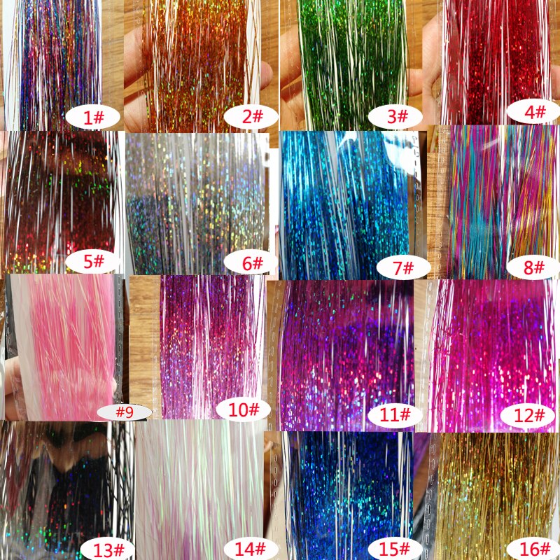 Hair Tinsels Glitter Extensions Hair Tinsels Glitter Extensions