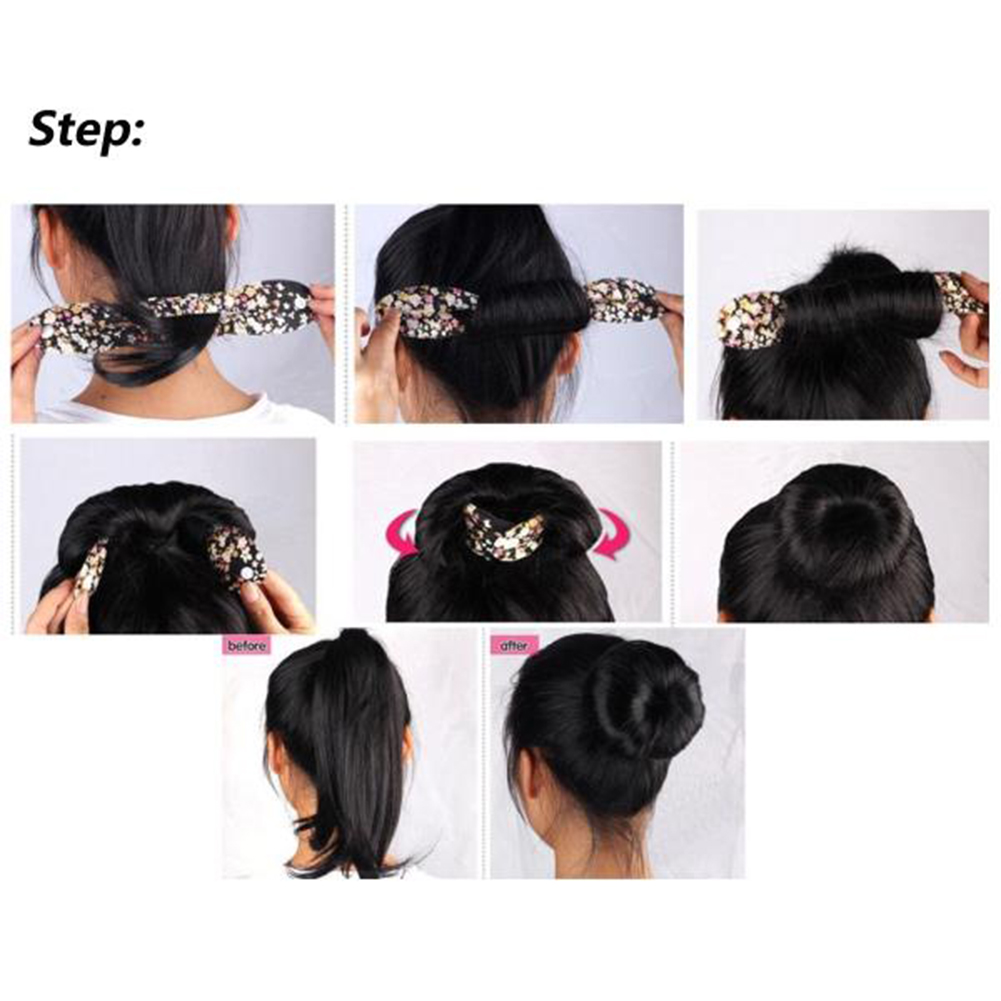 Hairstyling Sponge Bun Maker Clip Hairstyling Sponge Bun Maker Clip