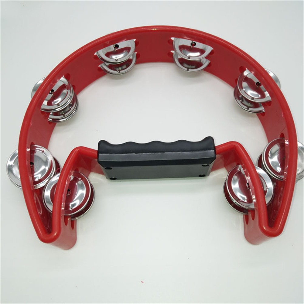 Half Moon Tambourine Musical Instrument