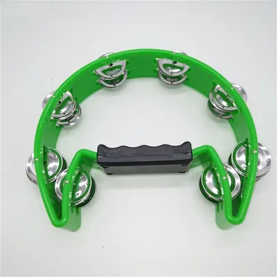 Half Moon Tambourine Musical Instrument