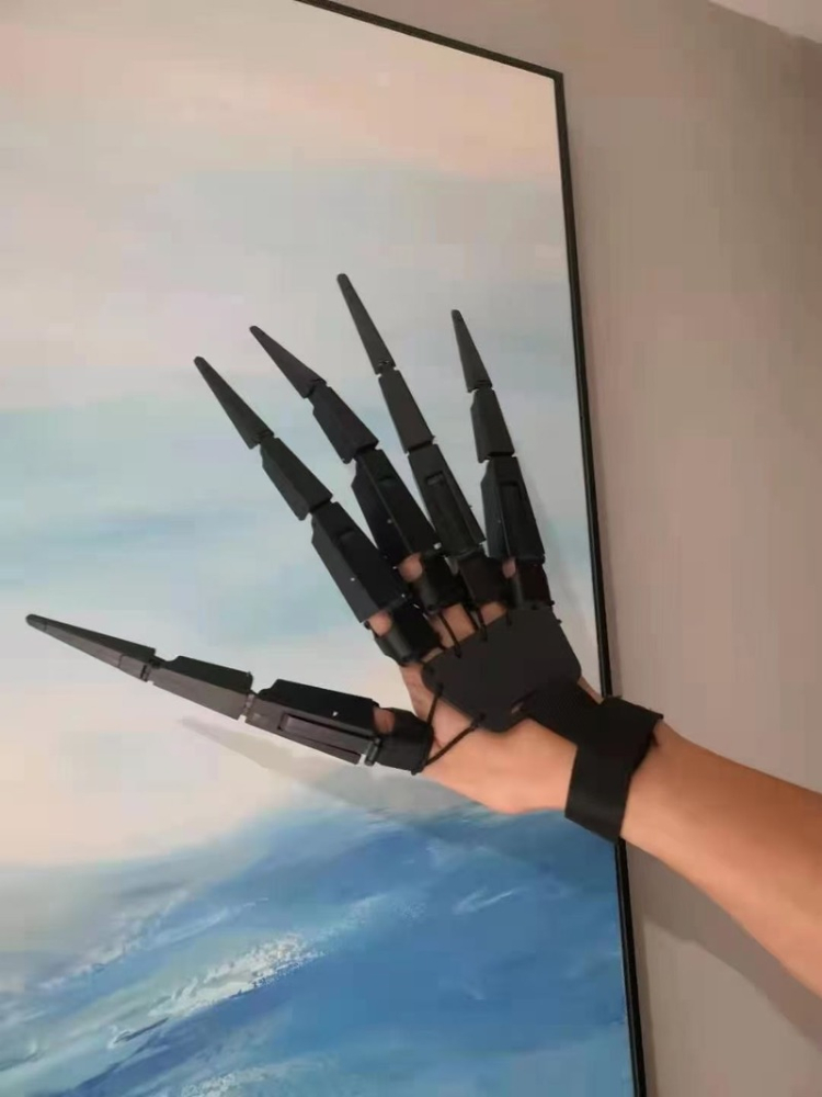 Halloween Articulated Fingers Scarry Fake Fingers Skeleton Hands Realistic Horror Ghost Claw Props Cosplay Gear Finger