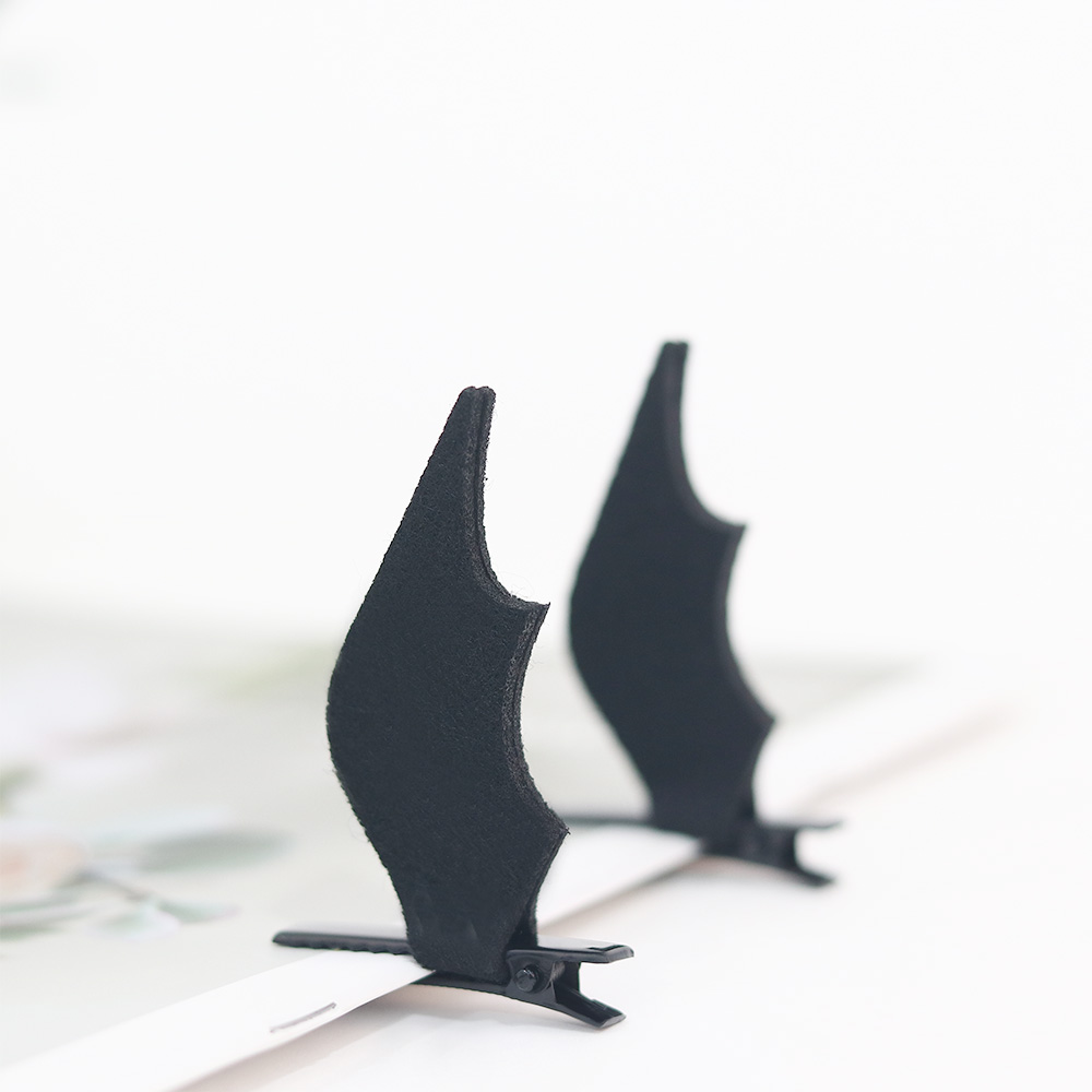 Halloween Bat Wings Hair Clips (2 pcs)