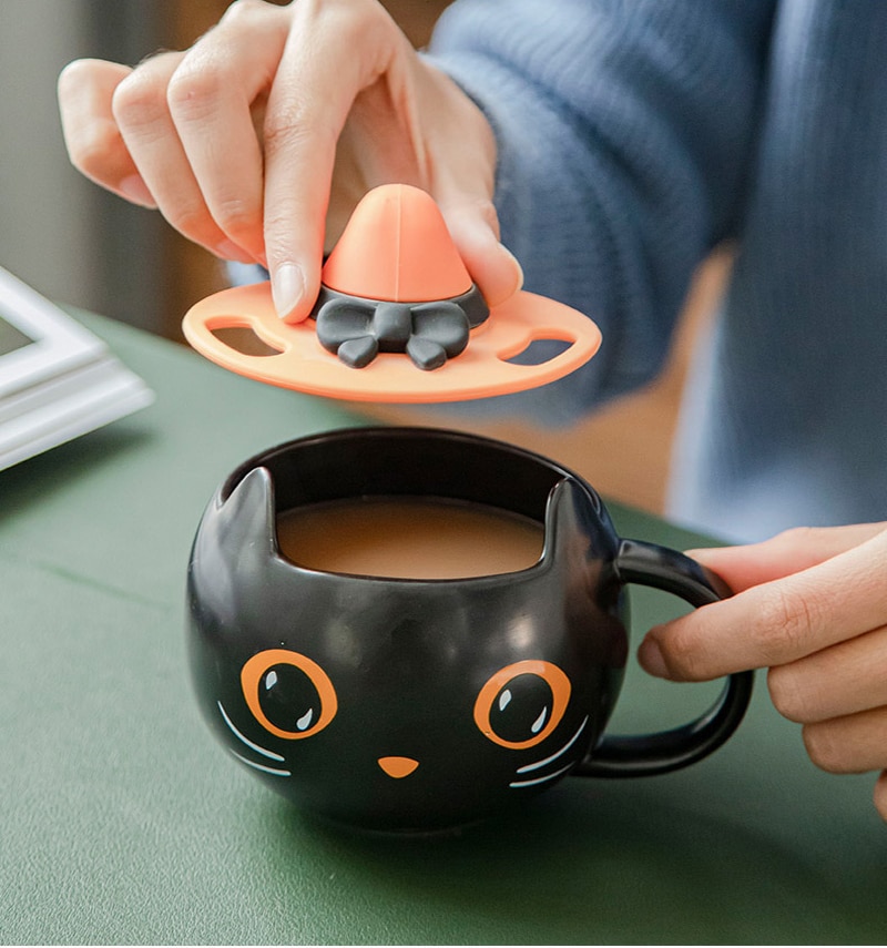 Halloween Black Cat Mug