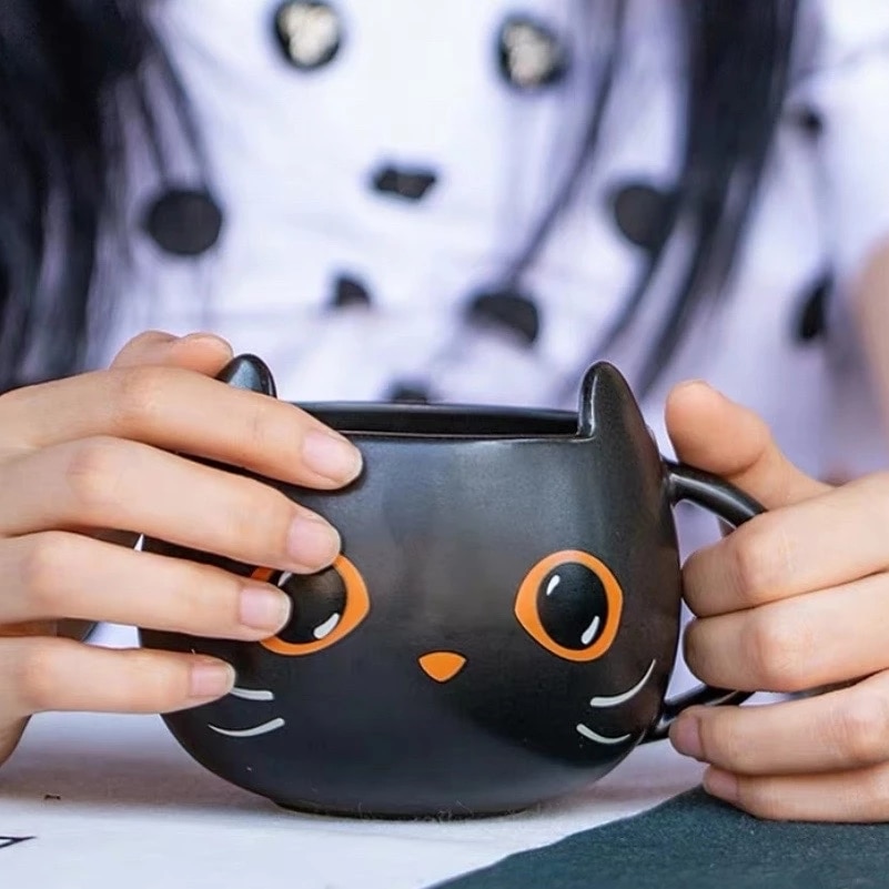 Halloween Black Cat Mug