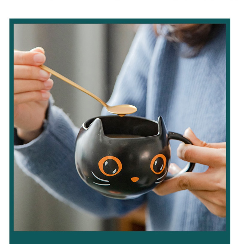 Halloween Black Cat Mug