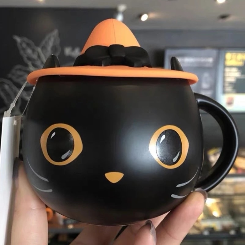 Halloween Black Cat Mug