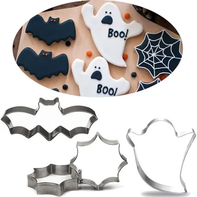 Halloween Cookie Cutters (3pcs)