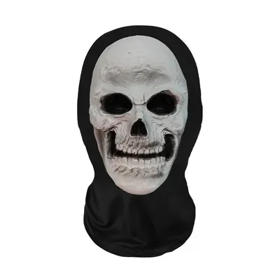 Halloween Ghost Face 3D Printed Mask Stretch Mesh Full Face Mask Skull Role Play Headdress Halloween Cosplay Horror Halloween Ghost Face 3D Printed Mask Stretch Mesh Full Face Mask Skull Role Play Headdress Halloween Cosplay Horror