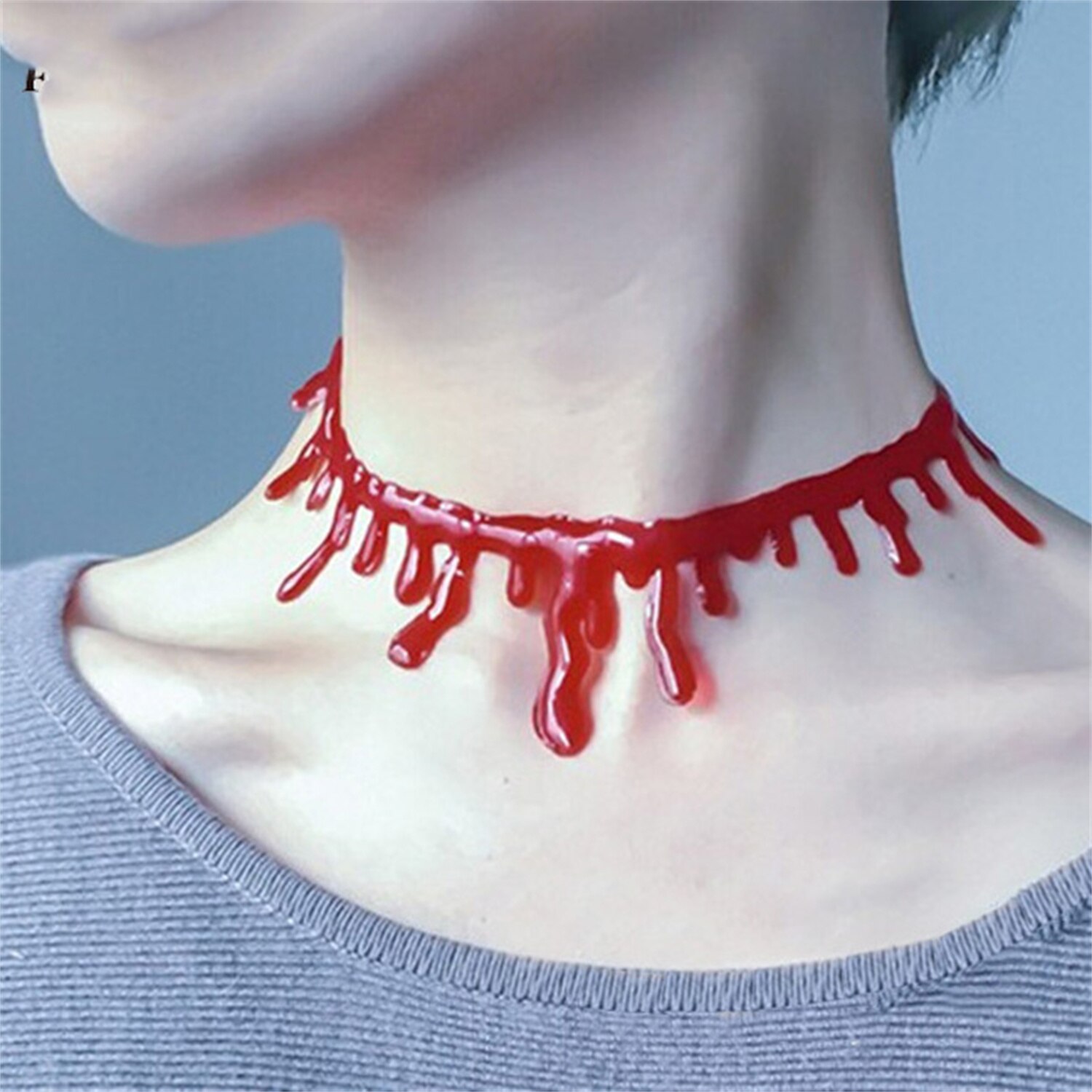 Halloween Gothic Blood Choker Accessory Halloween Gothic Blood Choker Accessory