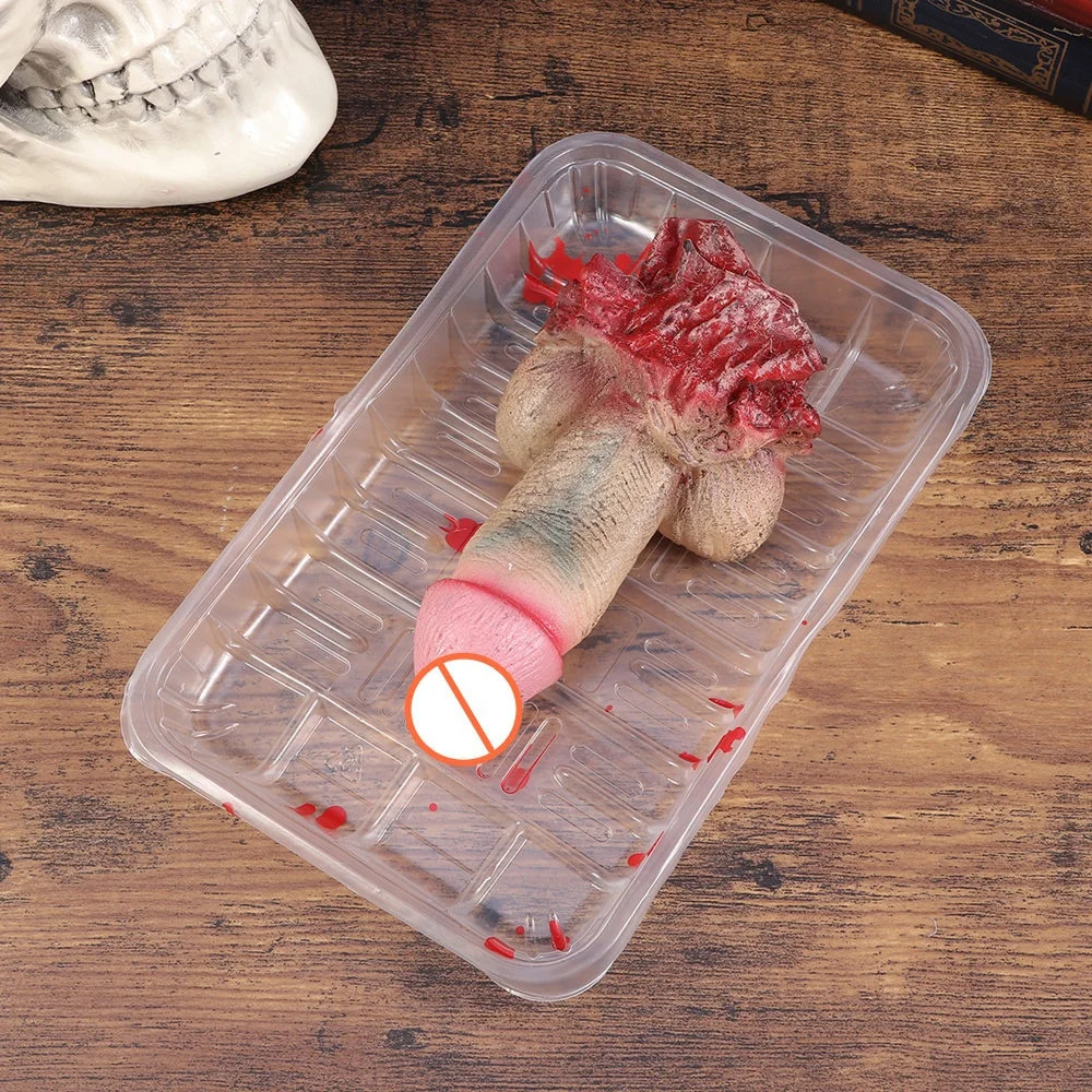 Halloween Horror Props Bloody Hand Haunted House Party Decoration Scary Fake Hand Finger Leg Foot Brain Heart Halloween