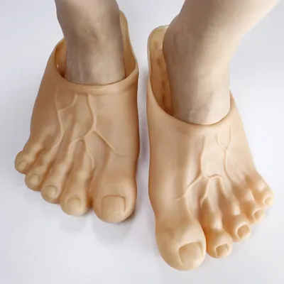 Halloween Monsters Slippers Shoe Cover Bigfoot Tweezers April Fools Day Tricks Creativity Slippers Funny Big Foots