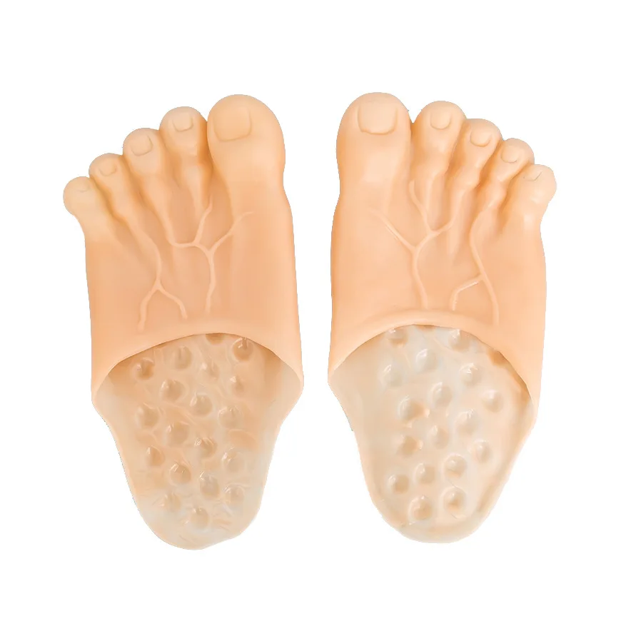 Halloween Monsters Slippers Shoe Cover Bigfoot Tweezers April Fools Day Tricks Creativity Slippers Funny Big Foots