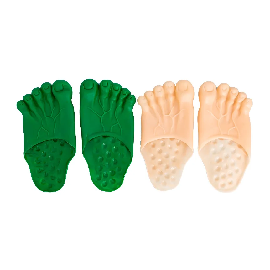 Halloween Monsters Slippers Shoe Cover Bigfoot Tweezers April Fools Day Tricks Creativity Slippers Funny Big Foots