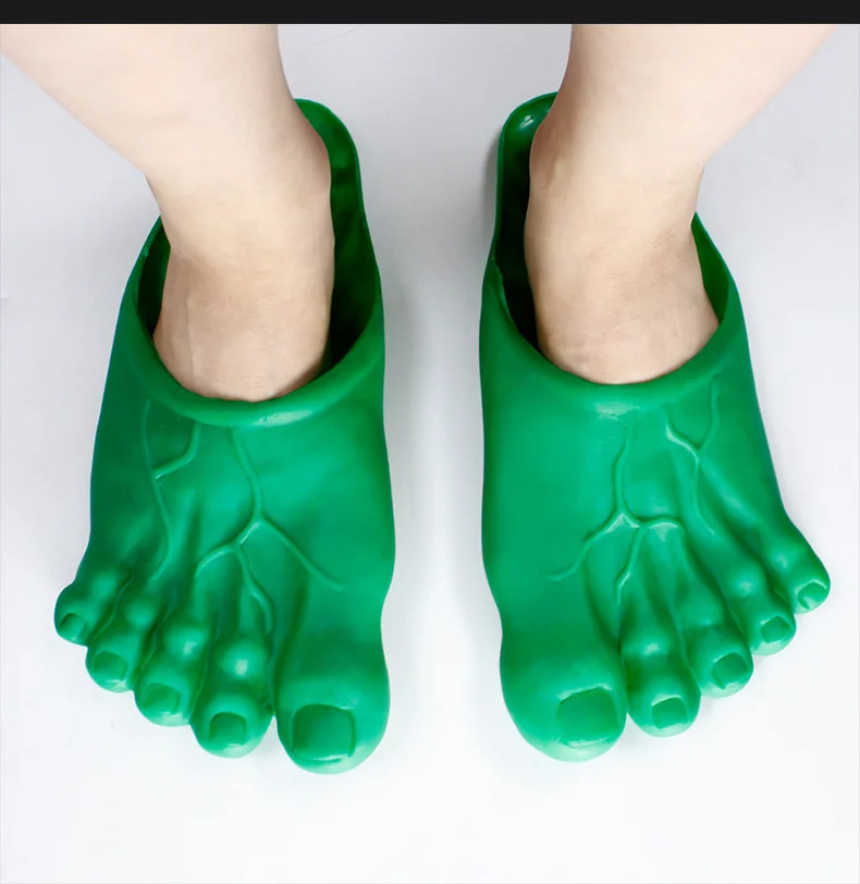 Halloween Monsters Slippers Shoe Cover Bigfoot Tweezers April Fools Day Tricks Creativity Slippers Funny Big Foots
