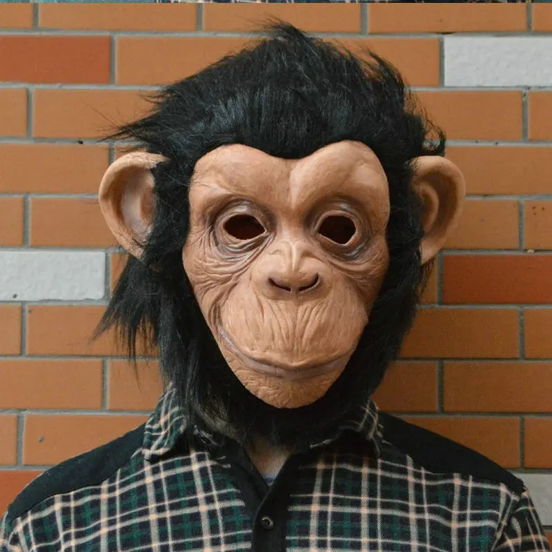 Halloween Performance Mask Big Ear Gorilla Mask Head Cover Halloween Performance Mask Big Ear Gorilla Mask Head Cover