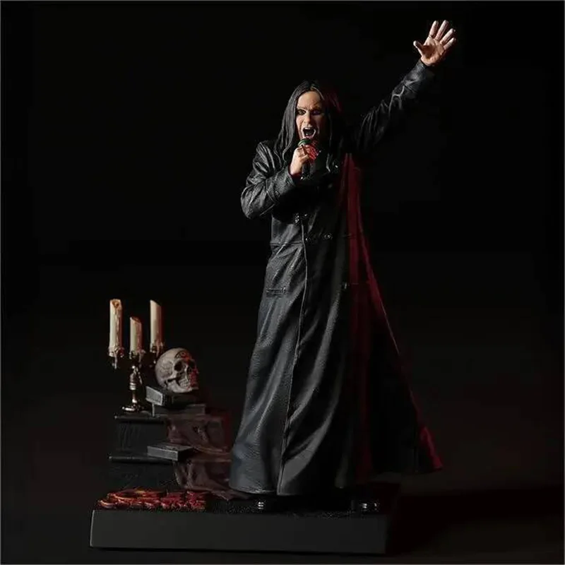 Halloween Pvc Human-shaped Ozzy Osbourned 1:10 Figurines Black Kawaii Heavy Metal Singer Statue Miniatures Decoration Halloween Pvc Human-shaped Ozzy Osbourned 1:10 Figurines Black Kawaii Heavy Metal Singer Statue Miniatures Decoration