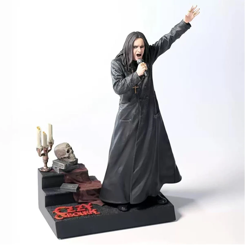 Halloween Pvc Human-shaped Ozzy Osbourned 1:10 Figurines Black Kawaii Heavy Metal Singer Statue Miniatures Decoration Halloween Pvc Human-shaped Ozzy Osbourned 1:10 Figurines Black Kawaii Heavy Metal Singer Statue Miniatures Decoration