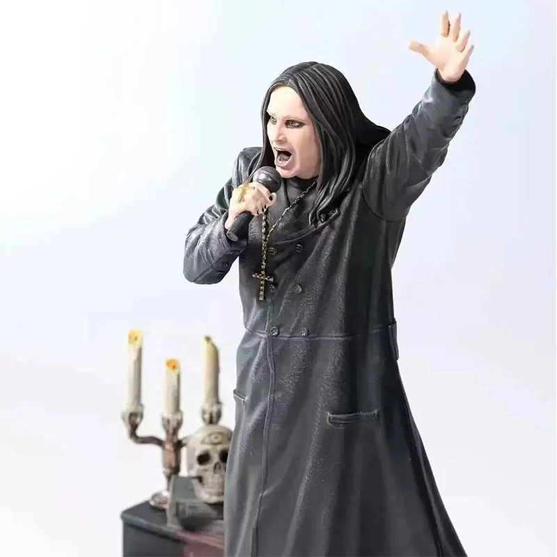 Halloween Pvc Human-shaped Ozzy Osbourned 1:10 Figurines Black Kawaii Heavy Metal Singer Statue Miniatures Decoration Halloween Pvc Human-shaped Ozzy Osbourned 1:10 Figurines Black Kawaii Heavy Metal Singer Statue Miniatures Decoration