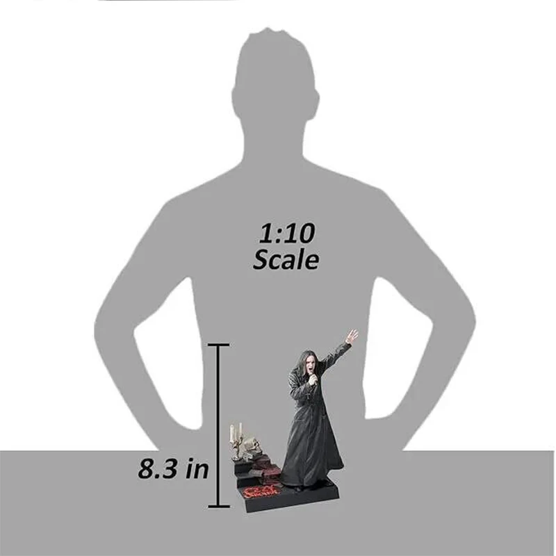 Halloween Pvc Human-shaped Ozzy Osbourned 1:10 Figurines Black Kawaii Heavy Metal Singer Statue Miniatures Decoration Halloween Pvc Human-shaped Ozzy Osbourned 1:10 Figurines Black Kawaii Heavy Metal Singer Statue Miniatures Decoration