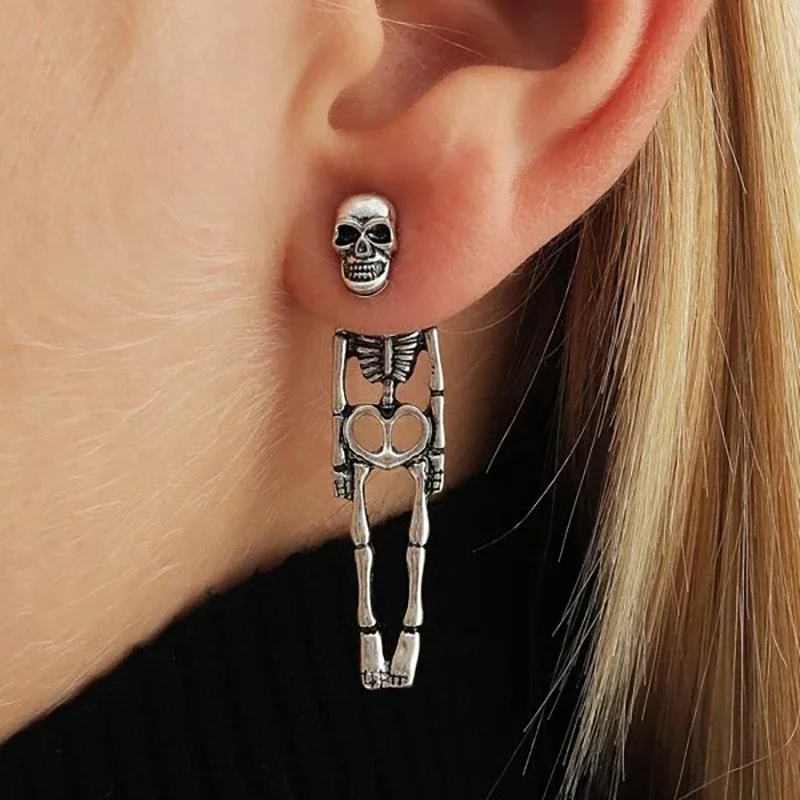 Halloween Skeleton Dangle Earrings Halloween Skeleton Dangle Earrings