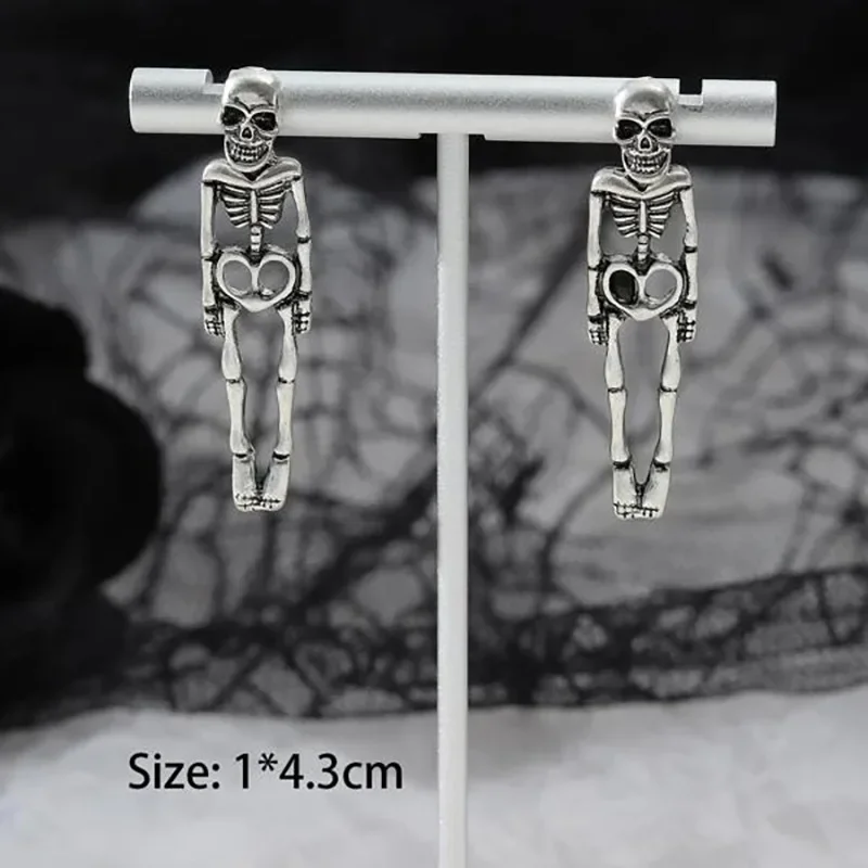 Halloween Skeleton Dangle Earrings Halloween Skeleton Dangle Earrings