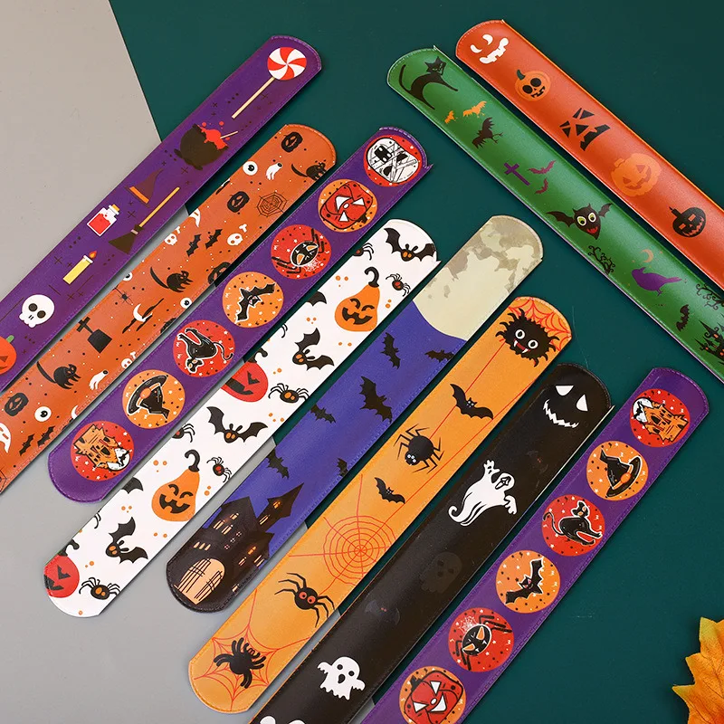 Halloween Slap Bands (10 pcs)