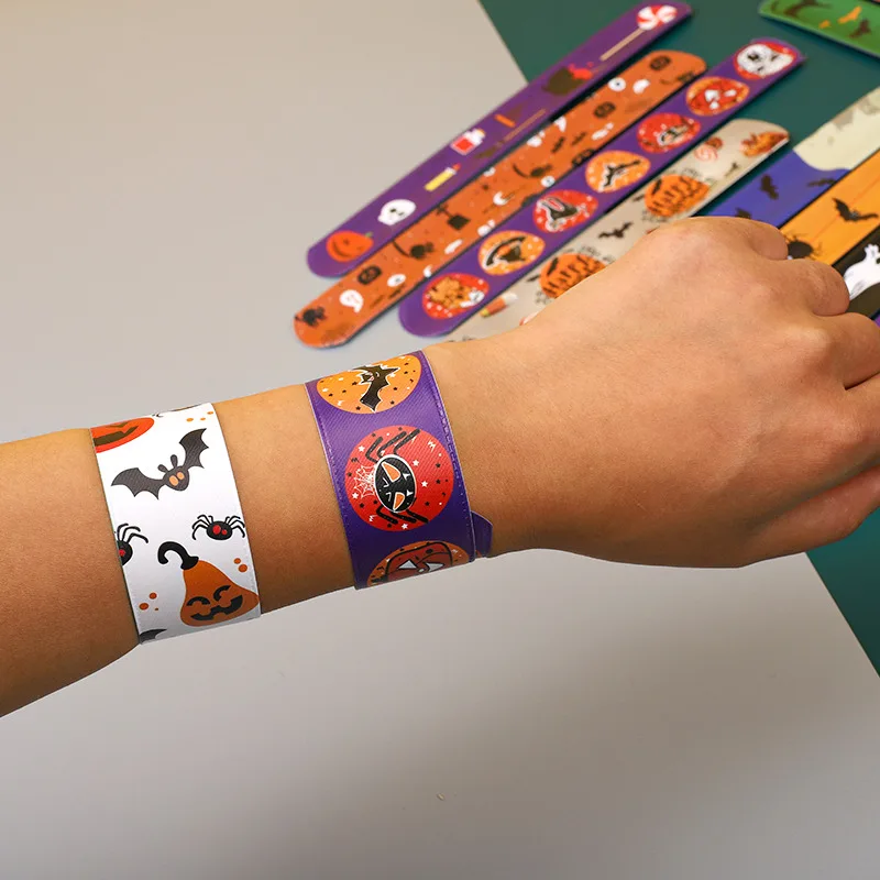 Halloween Slap Bands (10 pcs)