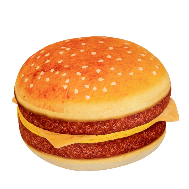 Hamburger Plush Cushion and Seat