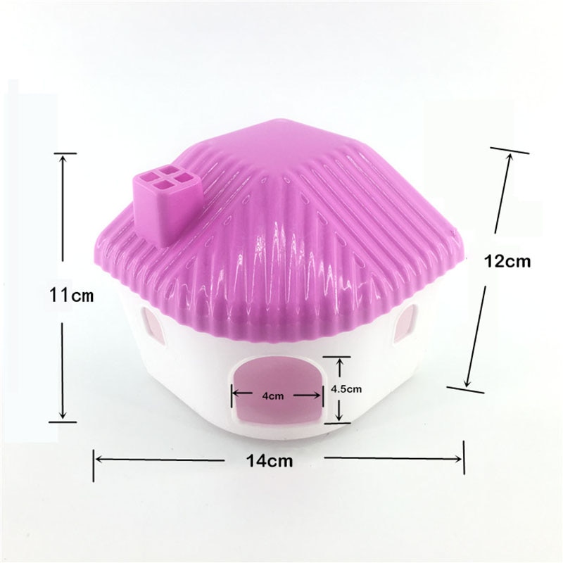 Hamster Hideout Plastic Cage House Hamster Hideout Plastic Cage House