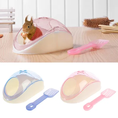 Hamster Sand Bath Container with Shovel Hamster Sand Bath Container with Shovel