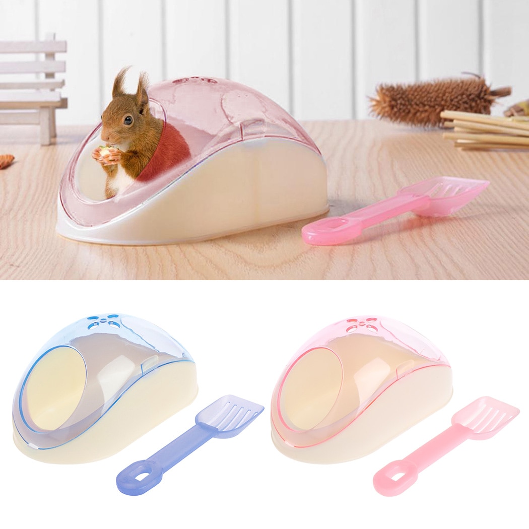 Hamster Sand Bath Container with Shovel