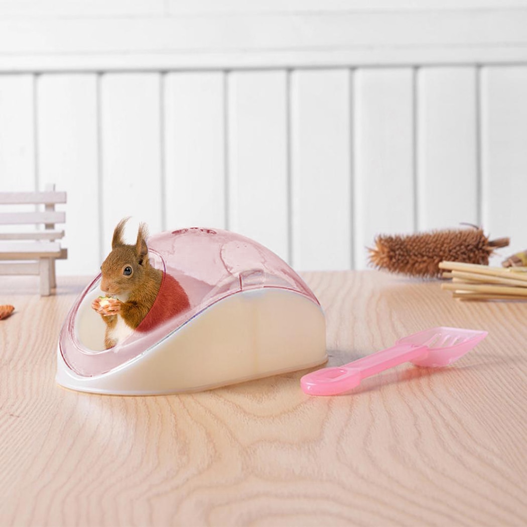 Hamster Sand Bath Container with Shovel Hamster Sand Bath Container with Shovel