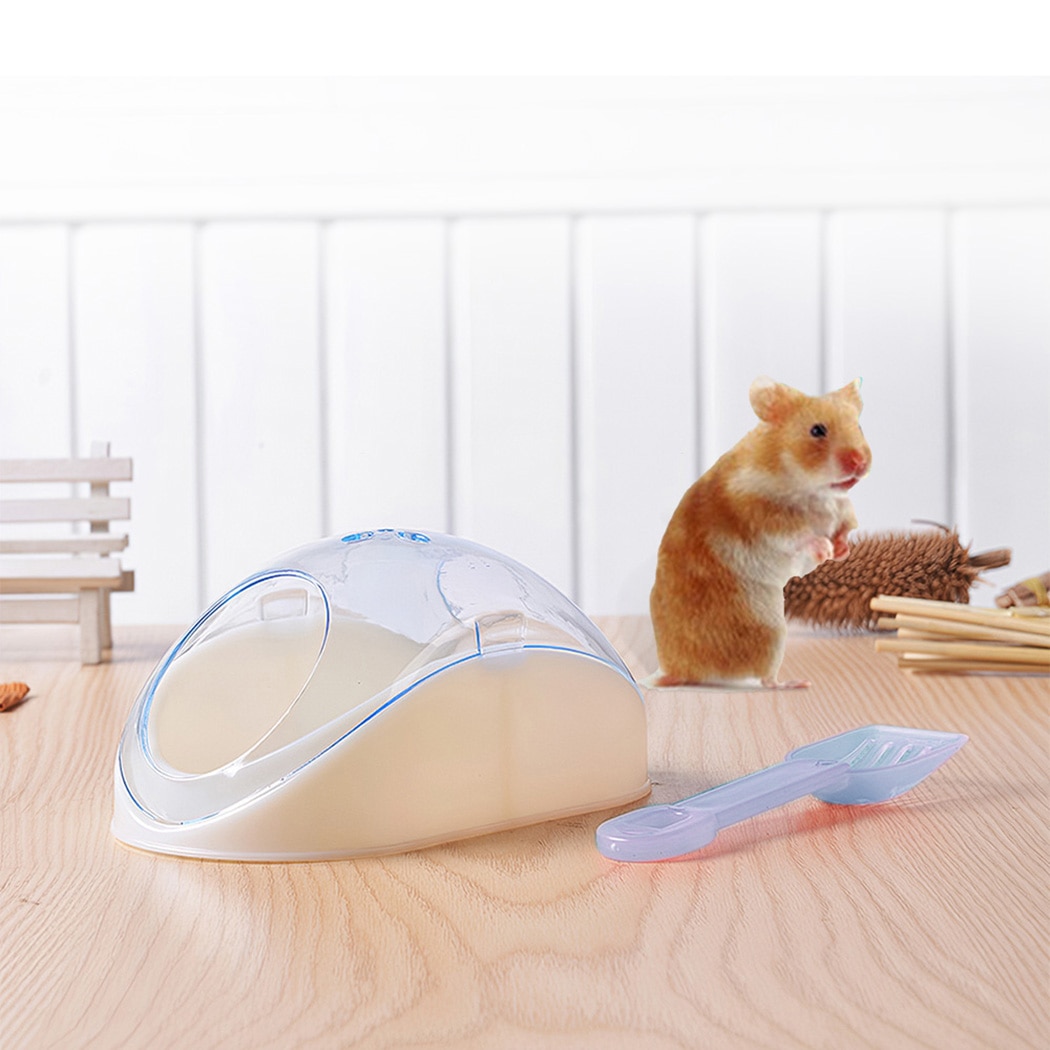 Hamster Sand Bath Container with Shovel Hamster Sand Bath Container with Shovel
