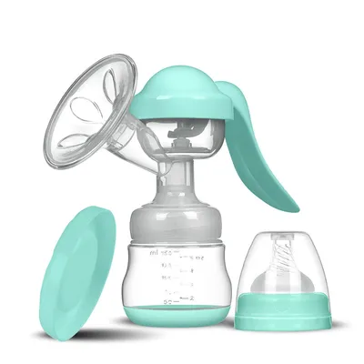 Hand Breast Pump 150ml Feeding Bottle