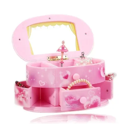 Hand Crank Ballerina Musical Jewelry Box Hand Crank Ballerina Musical Jewelry Box