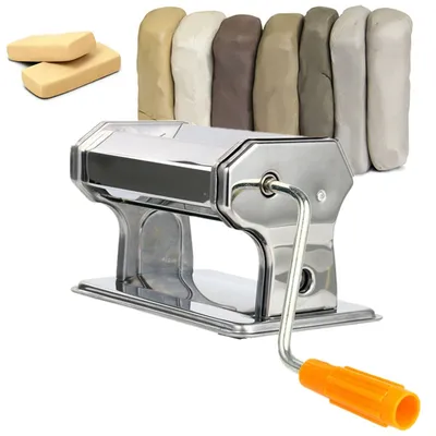 Hand Crank Clay Roller Machine